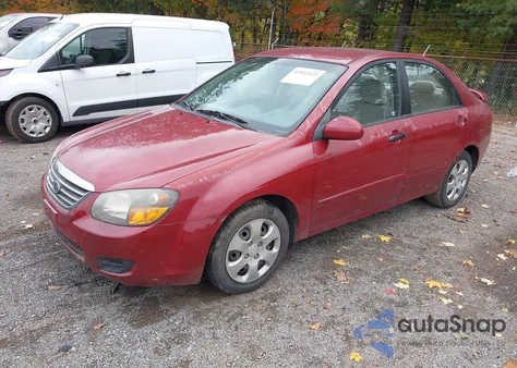 2009 Kia Spectra Ex z USA, uszkodzony, nr VIN KNAFE221595614214